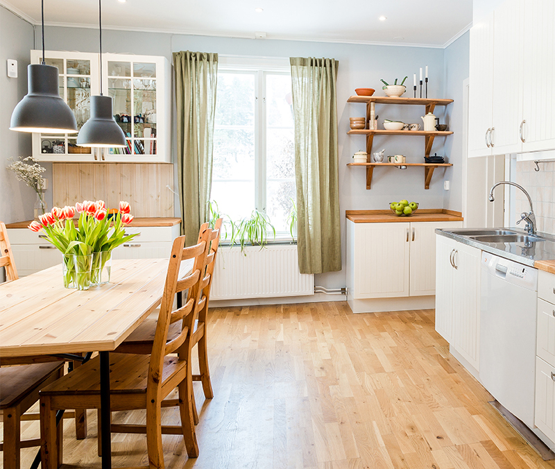 Hardwood Flooring Kitchen Remodel